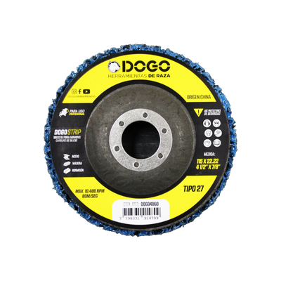 DISCO FIBRA CARBURO DE SILICIO DOGOSTRIP 115 MM