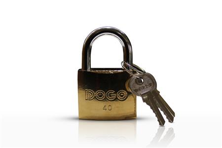 CANDADO HIERRO REFORZADO 40 D/ TRABA SKIN PACK 3 LLAVES