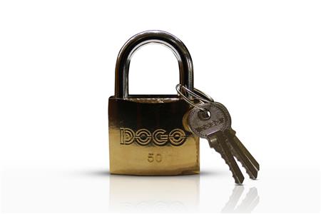 CANDADO HIERRO REFORZADO 50 D/ TRABA SKIN PACK 3 LLAVES