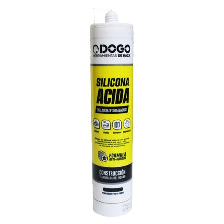 SELLADOR SILICONA ACIDA NEGRO 280 ML