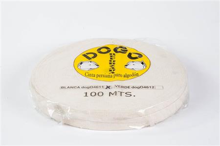 CINTA PERSIANA ALGODON REF. BLANCA DOGO - 100 MT