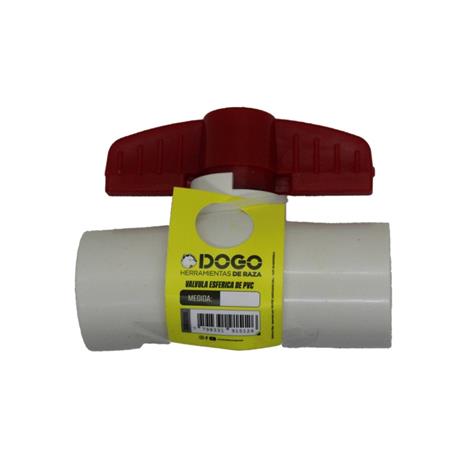 VALVULA ESFERICA  1" 1/4  DE PVC