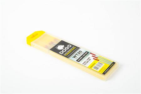 ELECT. DE TUNG. 2% TORIO 1,6X175 (10PZ) WT20 PTA. ROJA