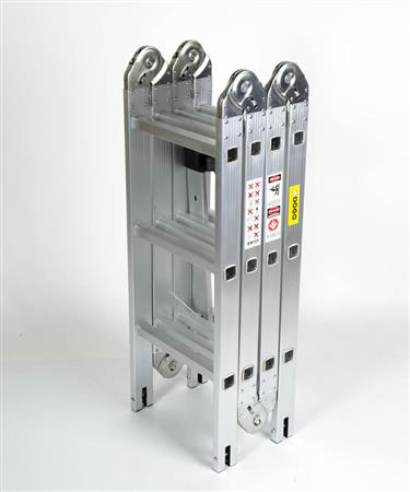 ESCALERA DE ALUMINIO ARTICULADA 4X3 12 ESC. (MULTIPROPÓSITO)