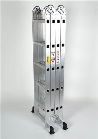 ESCALERA DE ALUMINIO ARTICULADA 4X5 20 ESC. (MULTIPROPÓSITO)