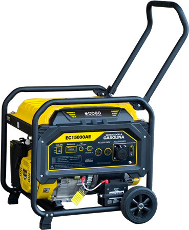 GENERADOR NAFTA 220V-EC15000AE-4T-A/ELECT.-9.0KVA