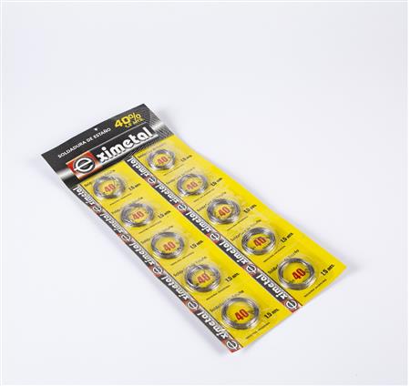 BLISTER DE ESTAÑO  AL 40%  x 10